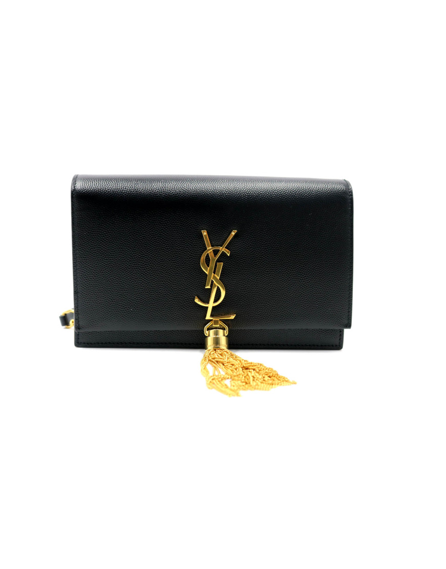 Saint Laurent Pochette Pelle Nera