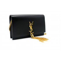 Saint Laurent Pochette Pelle Nera