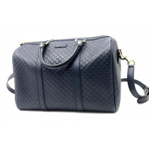 Gucci Bauletto Pelle Microguccissima Blu