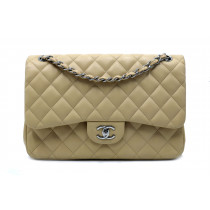 Chanel Timeless Jumbo Pelle Beige