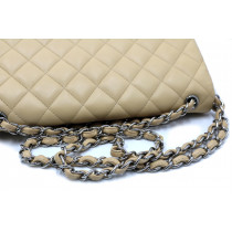 Chanel Timeless Jumbo Pelle Beige