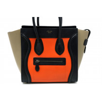 Celine Luggage Pelle Tricolor