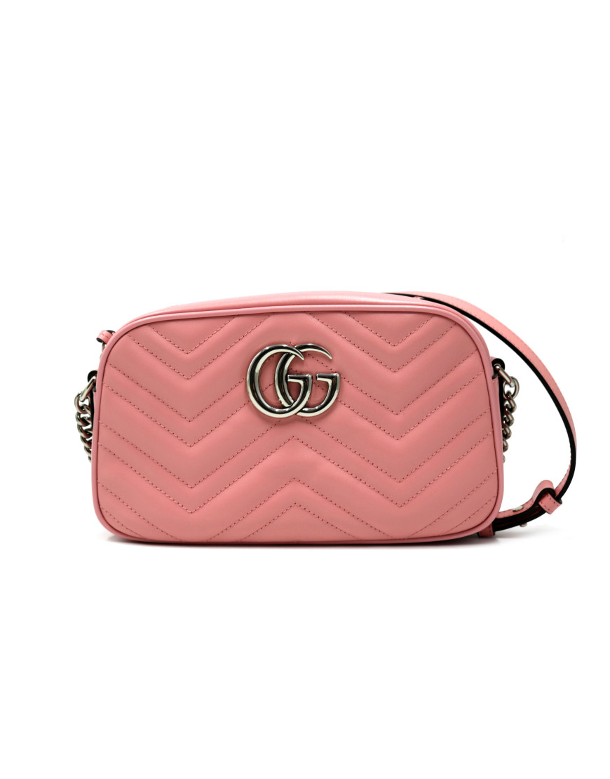 Gucci Marmont Camera Bag Pelle Rosa