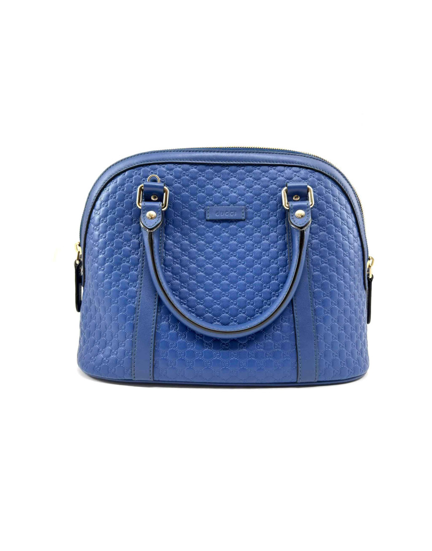 Gucci Alma Pelle Microguccissima Blu