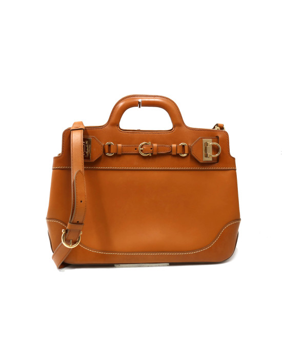 Ferragamo Cartella Pelle Cuoio