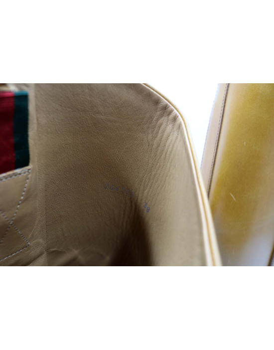 Gucci Stivali Pelle Beige