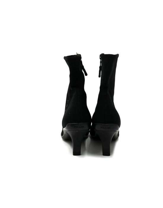 Prada Stivaletti Tessuto Nero