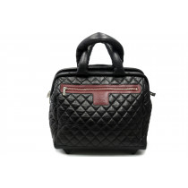 Chanel Trolley Pelle Nera e Bordeaux