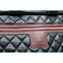 Chanel Trolley Pelle Nera e Bordeaux