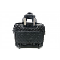 Chanel Trolley Pelle Nera e Bordeaux