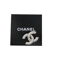 Chanel Spilla Metallo Argento