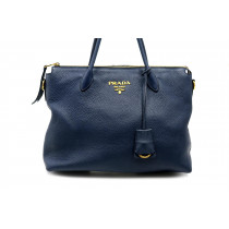 Prada Shopping Pelle Blu