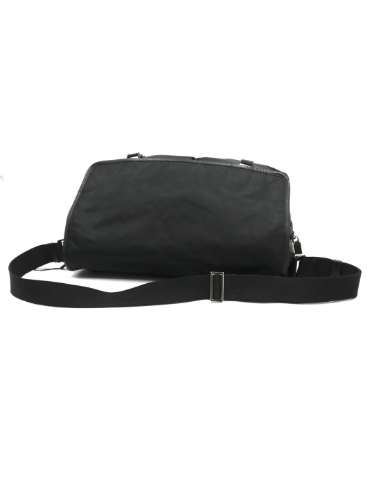 Prada Cartella da Lavoro Tela Vela Nera