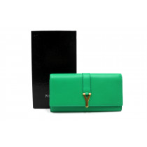 Saint Laurent Portafoglio Pelle Verde