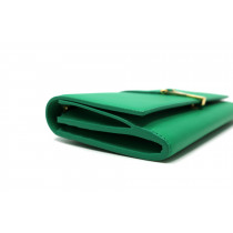 Saint Laurent Portafoglio Pelle Verde