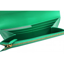 Saint Laurent Portafoglio Pelle Verde