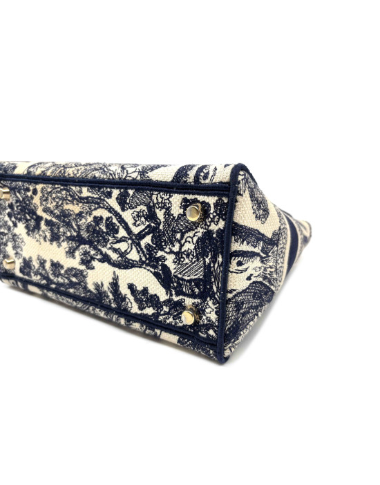 Dior Lady D D-Lite Toile Bleu et Beige