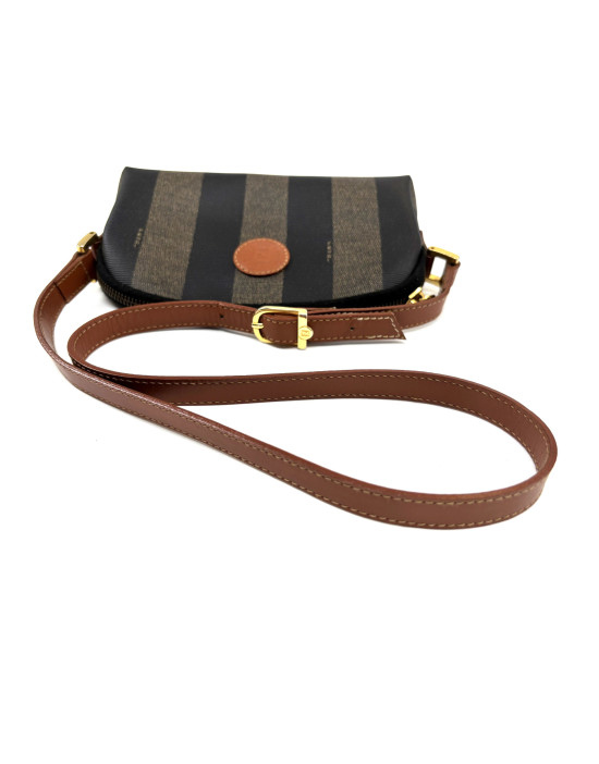 Fendi Tracollina Pequin Marrone