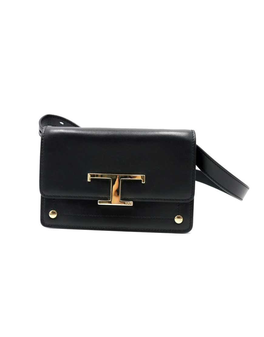 Tod's Tracolla Marsupio Pelle Nera