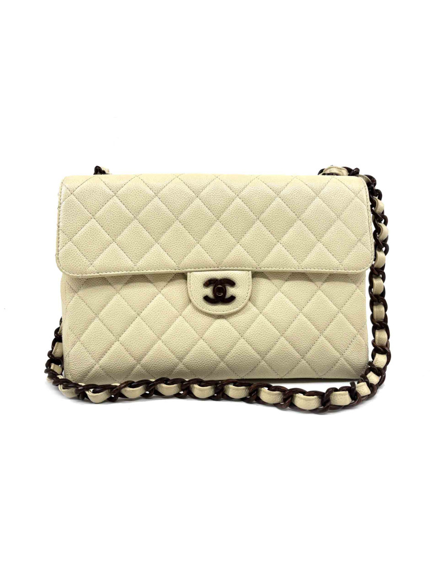 Chanel Shopping Pelle Crema limited Edition