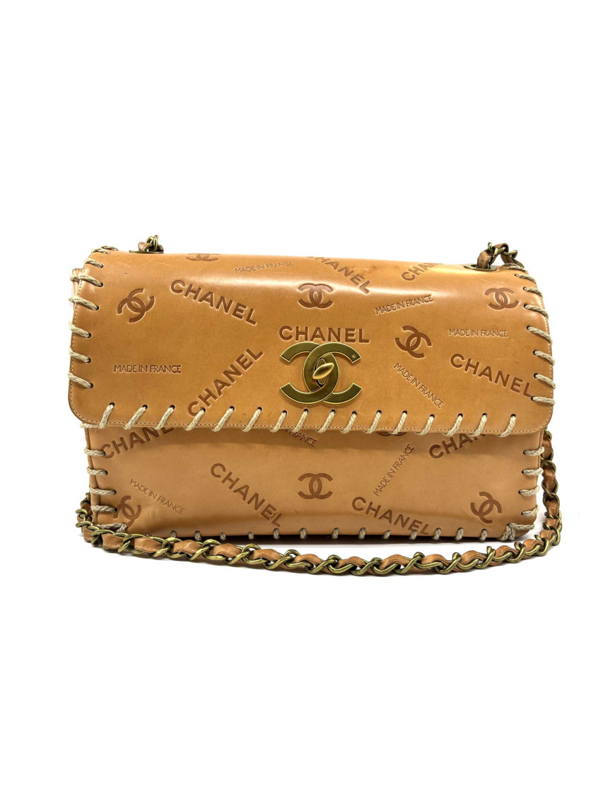 Chanel Calfskin Pelle Cuoio