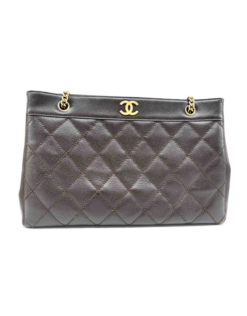 Chanel Tote Bag Pelle Marrone