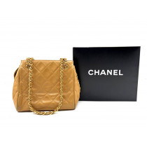 Chanel Mini Bag Matelasse Pelle d'Agnello Cammello