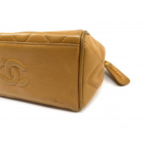 Chanel Mini Bag Matelasse Pelle d'Agnello Cammello