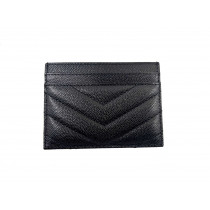 Saint Laurent Portacarte Pelle Nera