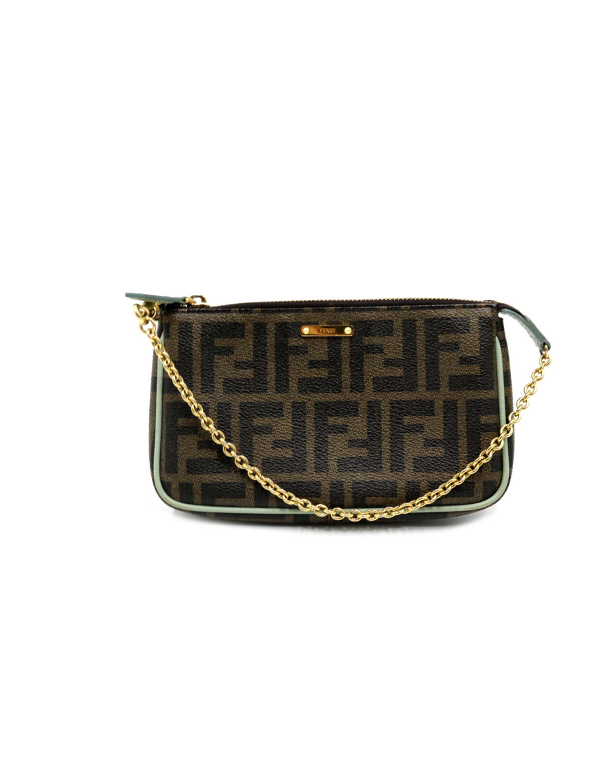 Fendi Pochette Zucca Marrone