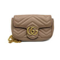 Gucci Marmont Pelle Tortora