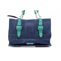 Prada Shopping Denim Blu