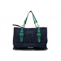 Prada Shopping Denim Blu