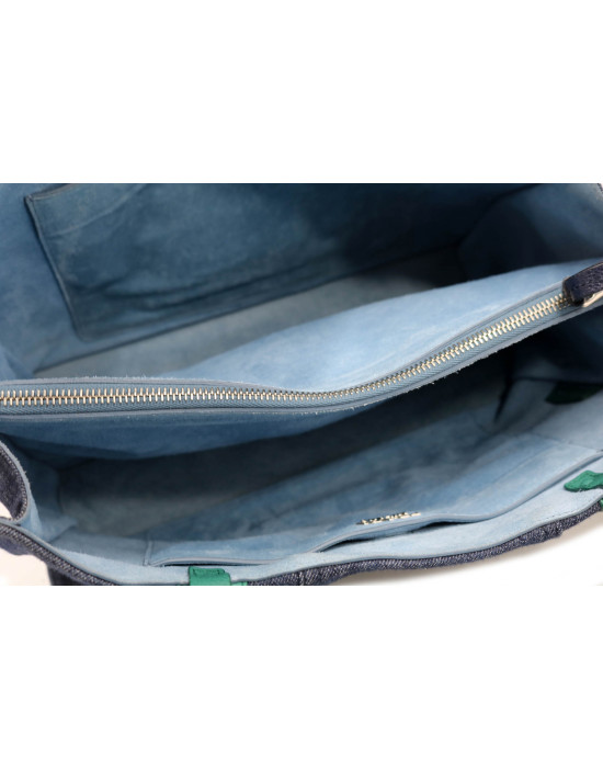 Prada Shopping Denim Blu