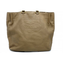 Prada Tote Bag Pelle Beige