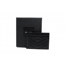 Saint Laurent Portacarte Pelle Nera