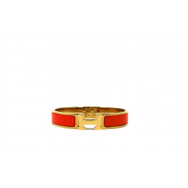 Hermès Bracciale Click H Arancio e Oro