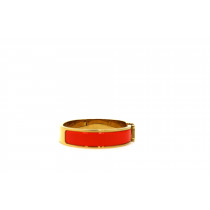 Hermès Bracciale Click H Arancio e Oro