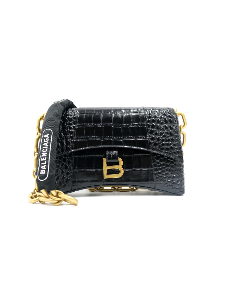 Balenciaga Hourglass Cocco Nera