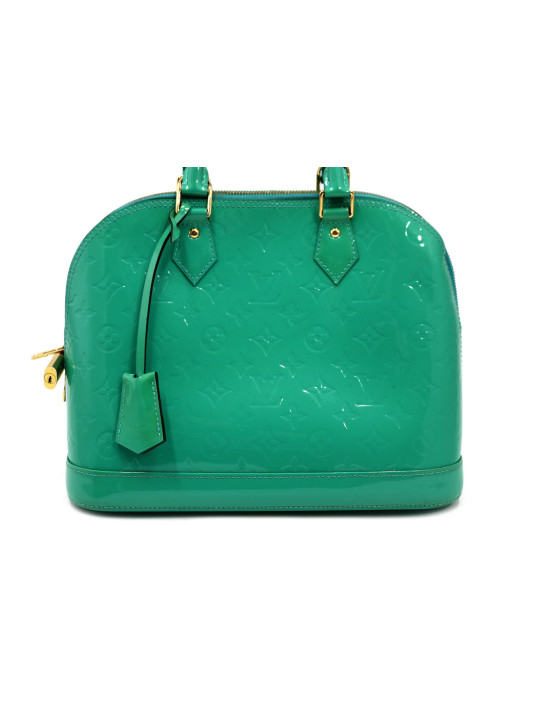 Louis Vuitton Alma Vernis Aqua Grün