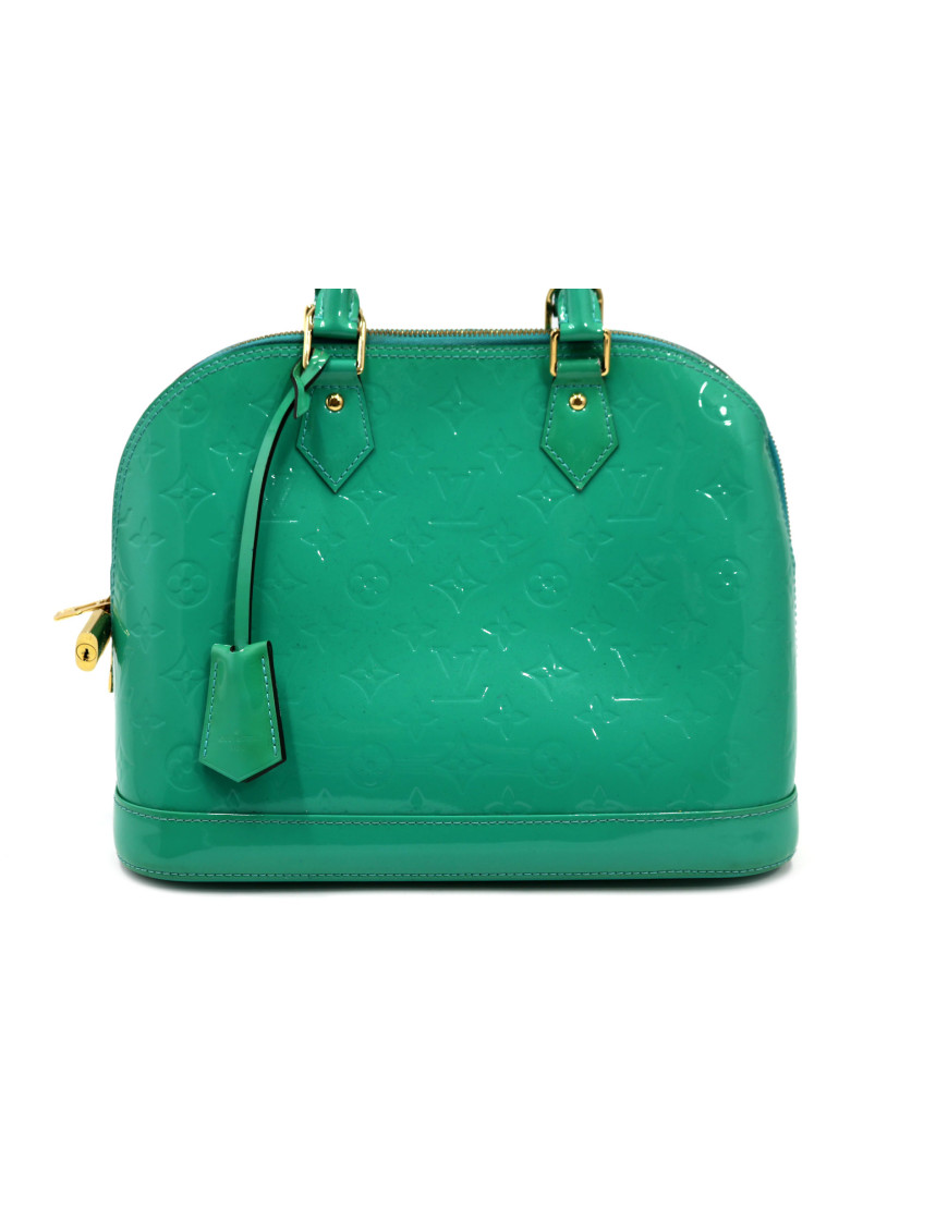 Louis Vuitton Alma Vernis Vert Aqua