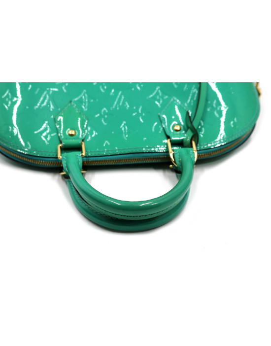 Louis Vuitton Alma Vernis Aqua Grün