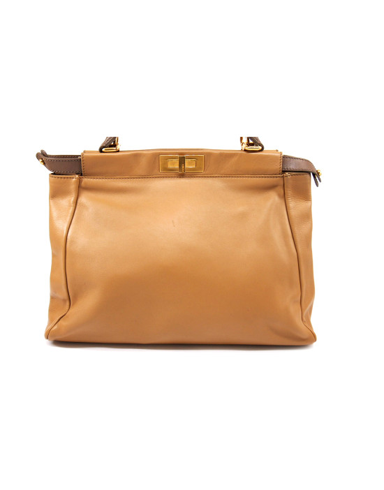 Fendi Peekaboo Pelle Beige