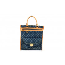 Louis Vuitton Sac Plat Denim Blu