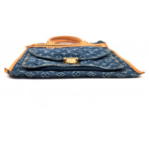 Louis Vuitton Sac Plat Denim Blu