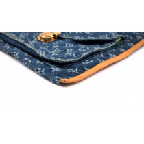 Louis Vuitton Sac Plat Denim Blu