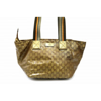 Gucci Shopping Vintage Crystal Dorato