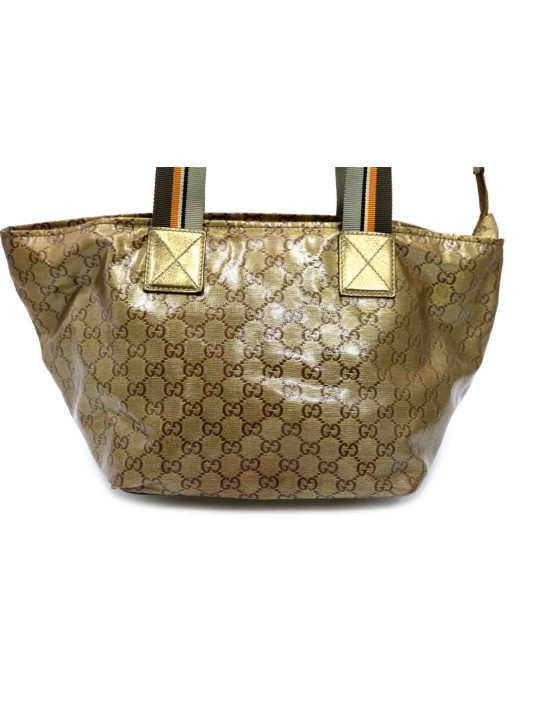 Gucci Shopping Vintage Crystal Dorato