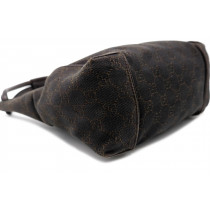 Gucci Hobo Tessuto GG Testa di Moro