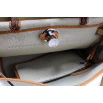 Hermes Herbag Tela Beige